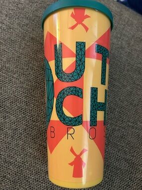 Dutch Bros geometric print tumbler 24 ounce.